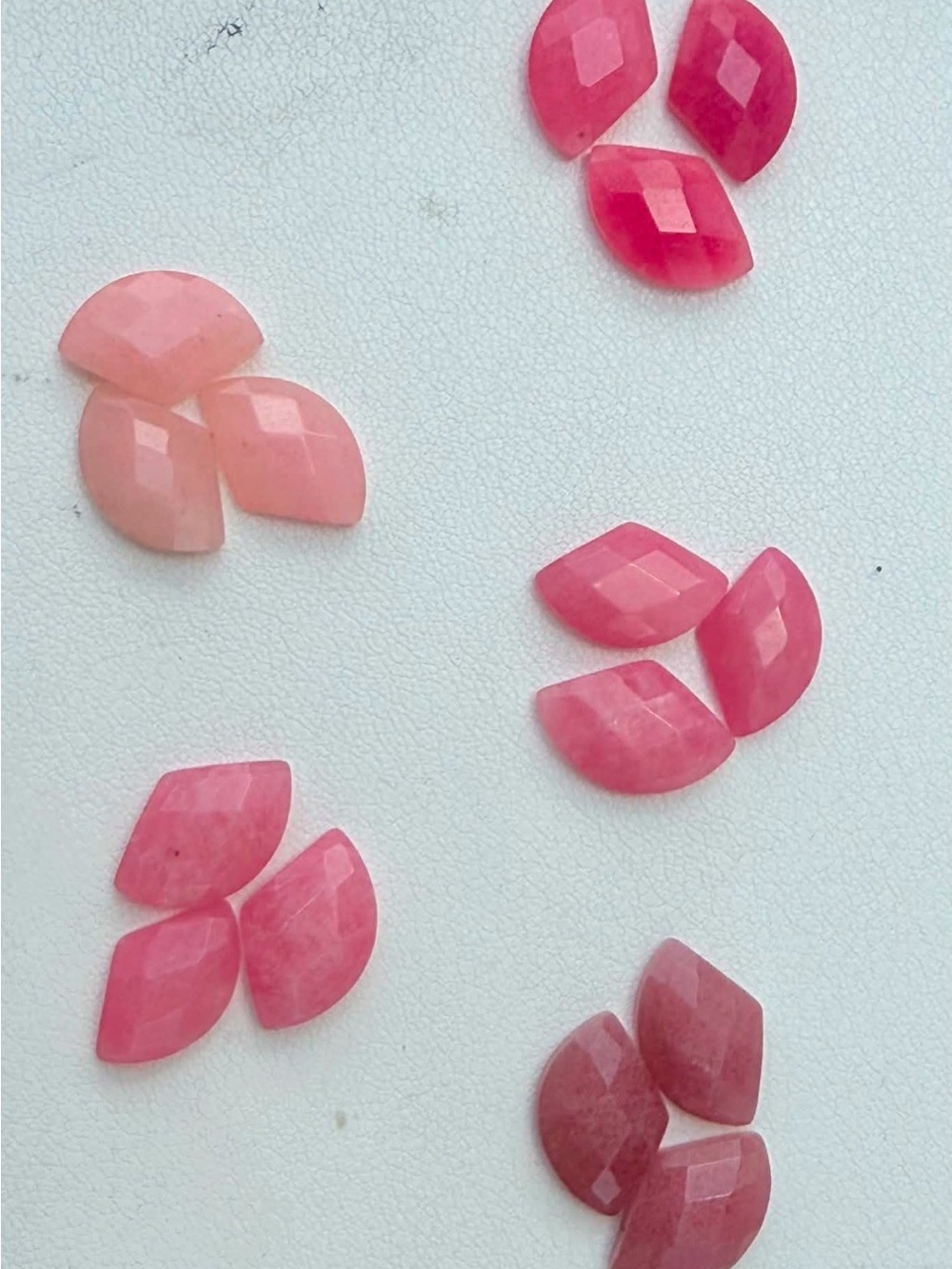 Kendra Scott Pink Marquise Faceted Earring Stones